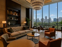 高級ホテルのラウンジ