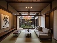 京都市京の一棟貸し京町屋の客室