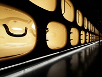 ポッド型ホテルのカプセルルーム