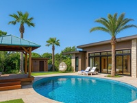 貸別荘のプライベートプール付き貸別荘のプライベートプール